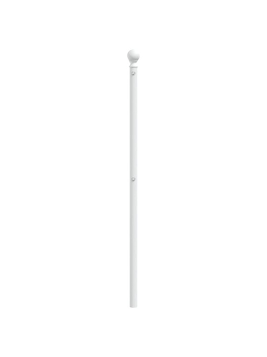 Gultas galvgalis, balts, 200 cm