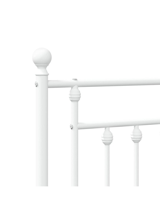 Gultas galvgalis, balts, 90 cm