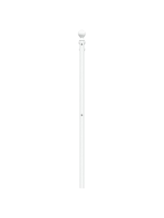 Gultas galvgalis, balts, 200 cm