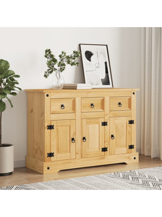 Kumode corona, 112x44x78 cm, meksikas priedes masīvkoks