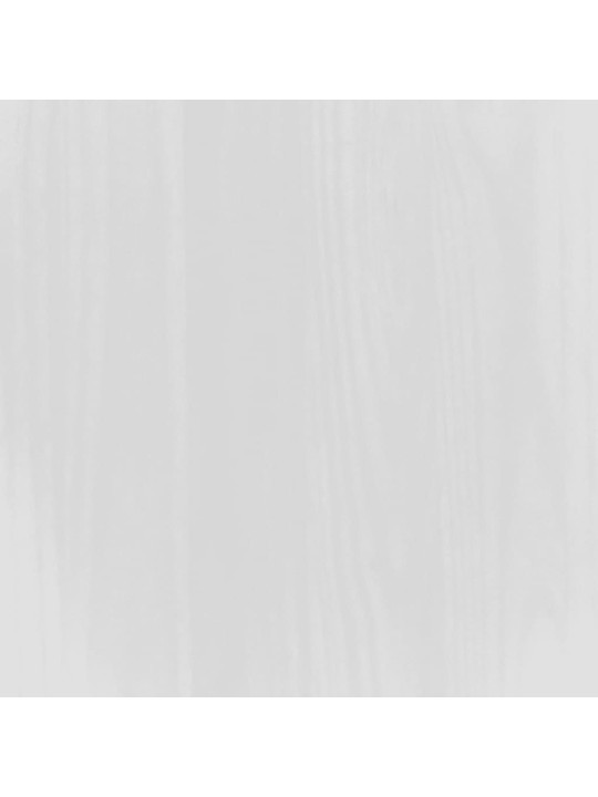 Kumode corona, balta, 112x43x196 cm, meksikas priedes masīvkoks
