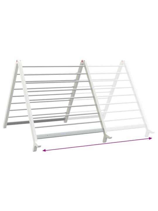 Žāvēšanas statīvs vannai, izvelkams, 53-90 cm, alumīnijs