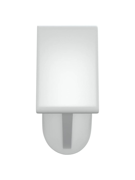 Aizkaru stangas, 2 gab., balta, sudrabaina, 40-60 cm, alumīnijs
