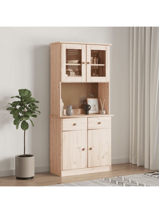 Kumode alta, 77x35x165 cm, priedes masīvkoks