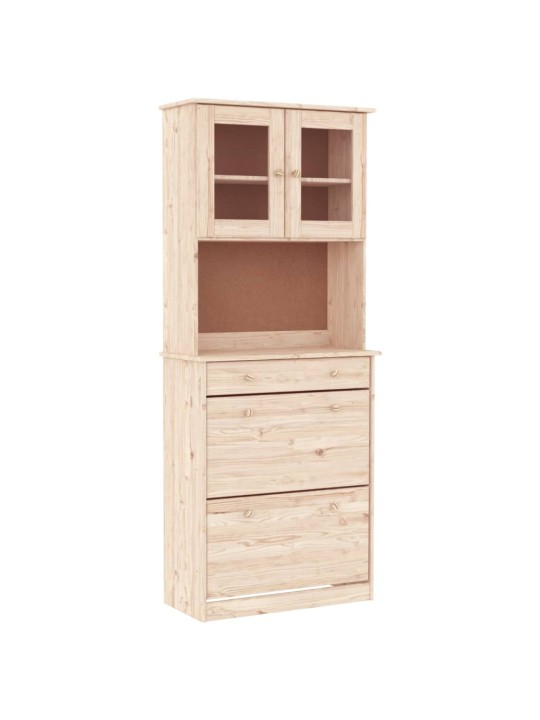 Kumode alta, 77x35x188 cm, priedes masīvkoks