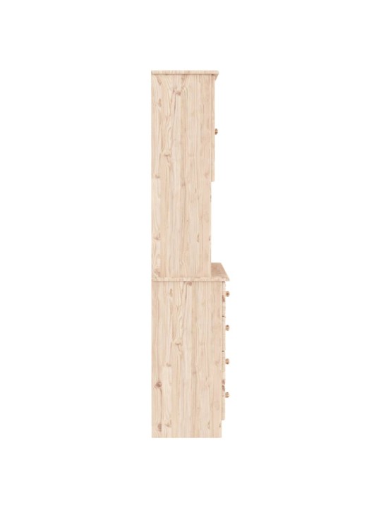 Kumode alta, 77x35x165 cm, priedes masīvkoks