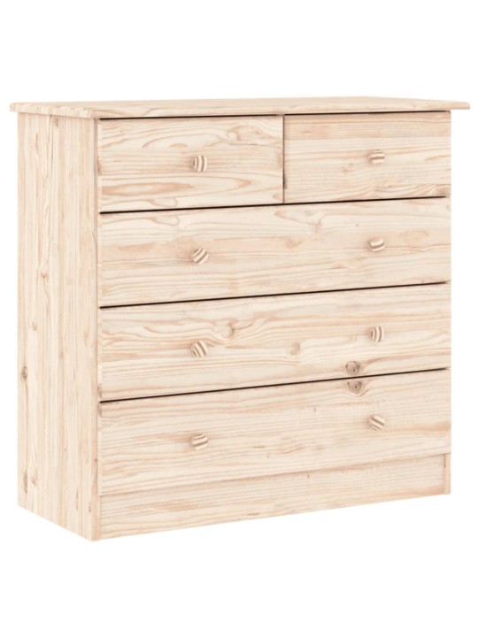 Kumode alta, 77x35x165 cm, priedes masīvkoks