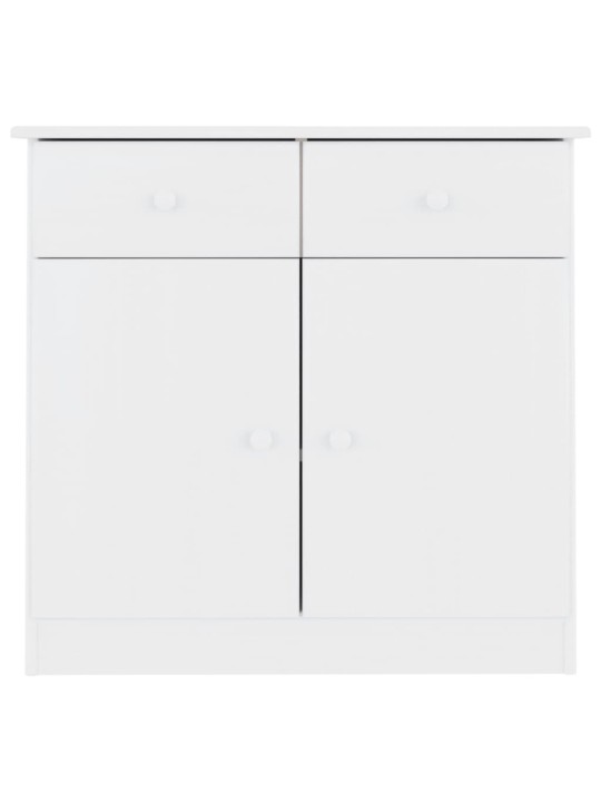 Kumode alta, balta, 77x35x73 cm, priedes masīvkoks