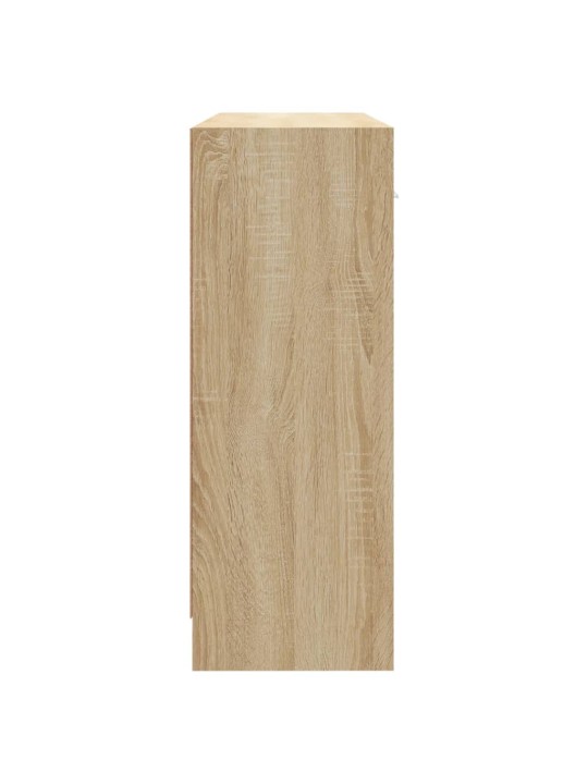 Kumode, ozolkoka krāsā, 91x28x75 cm, inženierijas koks