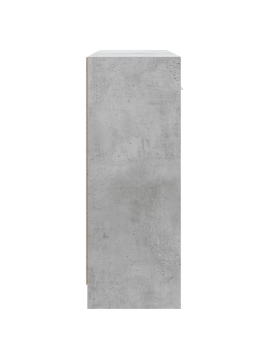 Plaukts, betona pelēks, 91x28x75 cm, inženierijas koks