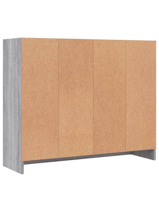 Kumode, pelēka ozolkoka, 91x28x75 cm, inženierijas koks
