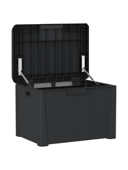 Dārza uzglabāšanas kaste, antracītpelēka, 125 l, pp