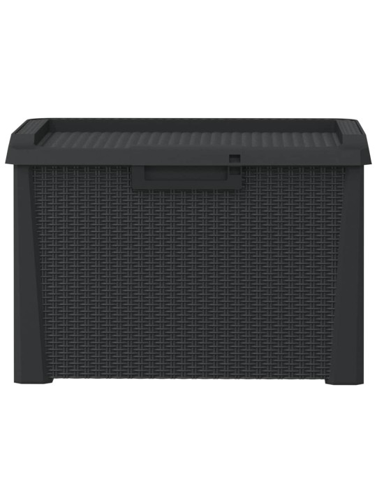 Dārza uzglabāšanas kaste, antracītpelēka, 125 l, pp