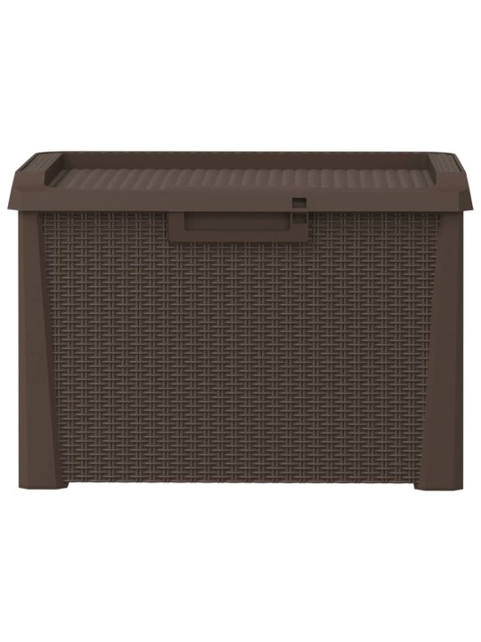 Dārza uzglabāšanas kaste, brūna, 125 l, pp