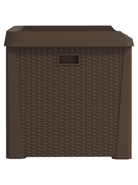 Dārza uzglabāšanas kaste, brūna, 125 l, pp