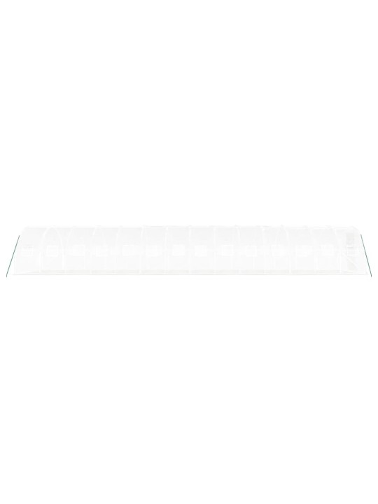 Siltumnīca ar tērauda rāmi, balta, 42 m², 14x3x2 m