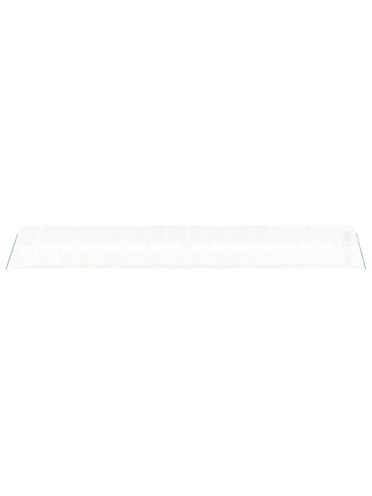 Siltumnīca ar tērauda rāmi, balta, 48 m², 16x3x2 m