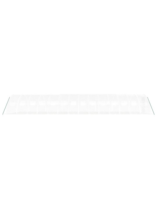 Siltumnīca ar tērauda rāmi, balta, 56 m², 14x4x2 m