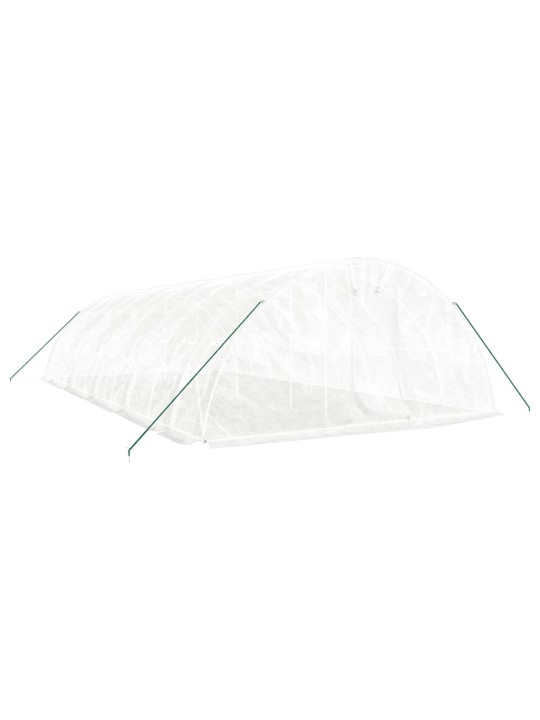 Siltumnīca ar tērauda rāmi, balta, 50 m², 10x5x2,3 m