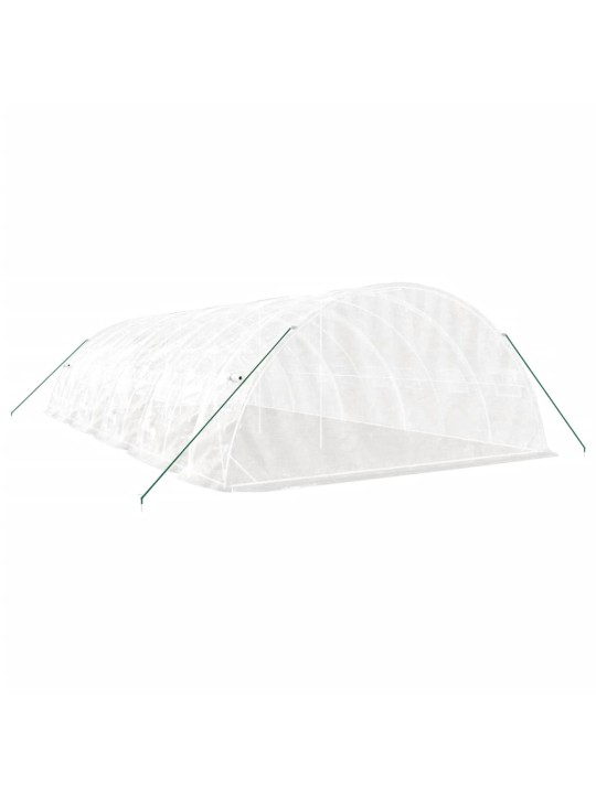 Siltumnīca ar tērauda rāmi, balta, 50 m², 10x5x2,3 m