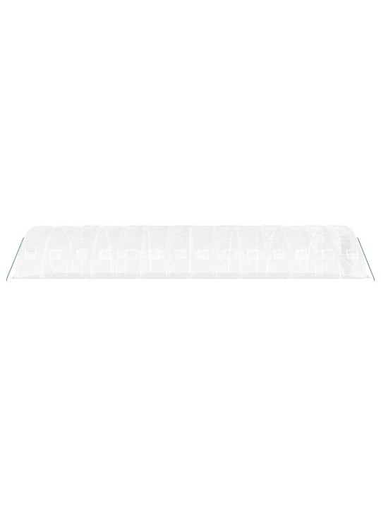Siltumnīca ar tērauda rāmi, balta, 70 m², 14x5x2,3 m
