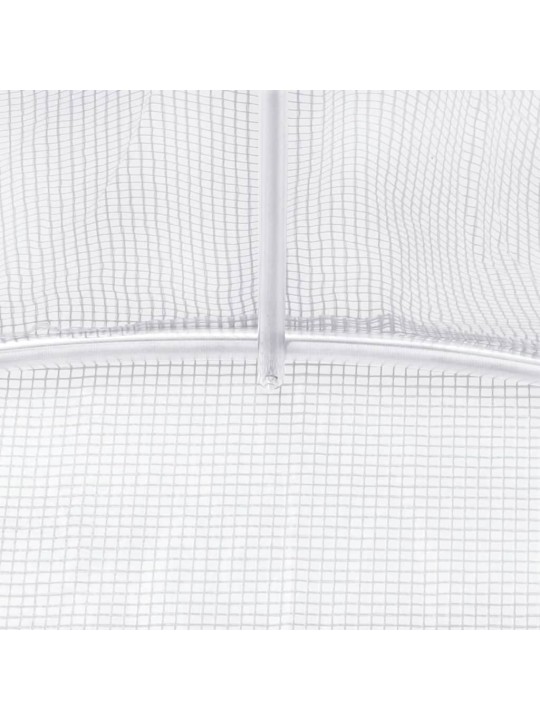 Siltumnīca ar tērauda rāmi, balta, 120 m², 24x5x2,3 m