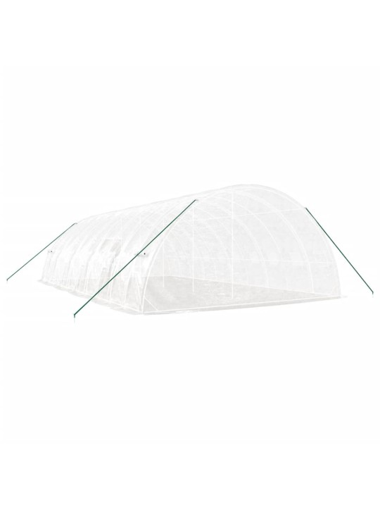 Siltumnīca ar tērauda rāmi, balta, 60 m², 10x6x2,85 m
