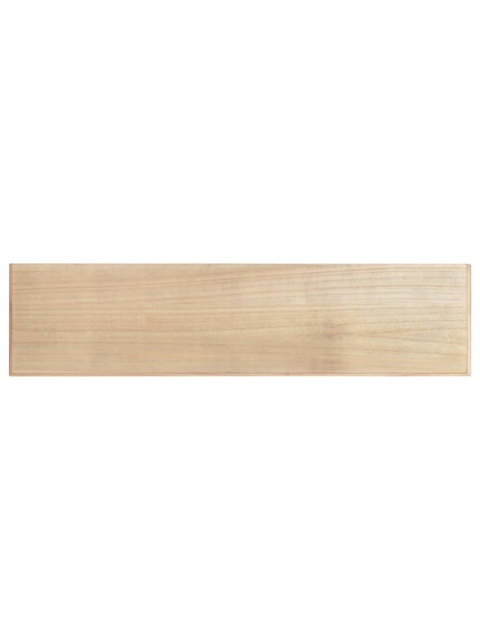 Konsoles galdiņš, melns, 110x30x76 cm, inženierijas koks