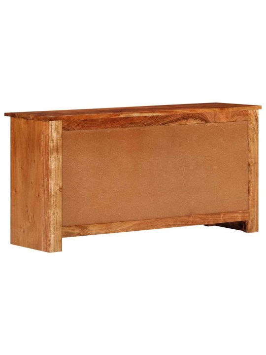 Puse brūna 100 x 30 x 50 cm akācijas masīvkoks