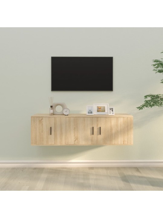 2-daļīgi tv skapīši, inženierijas koks, sonomas ozolkoka