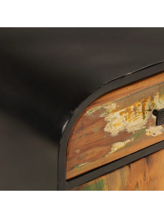 Kumode, 140x35x70 cm, pārstrādāts masīvkoks un metāls
