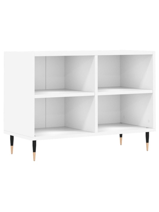 Tv plauktiņš, balts, 69,5x30x50 cm, inženierijas koks