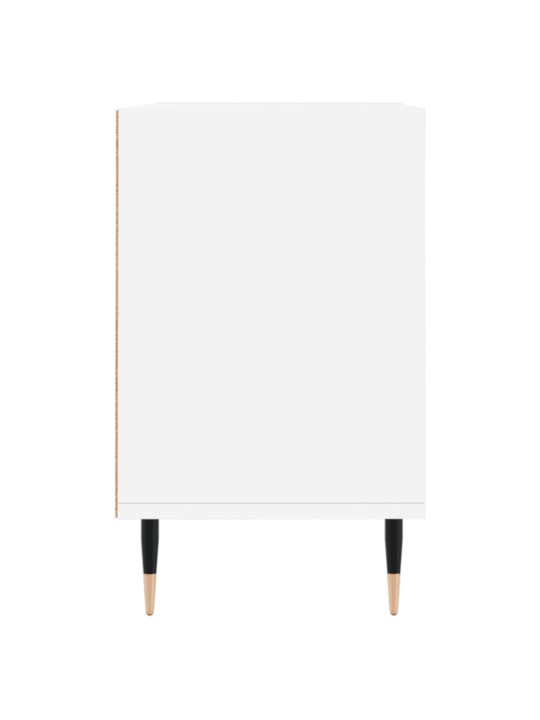 Tv plauktiņš, balts, 69,5x30x50 cm, inženierijas koks