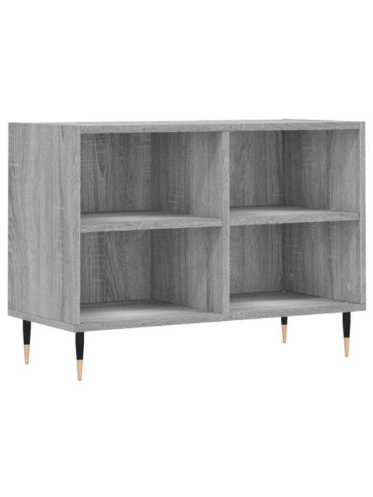 Tv skapītis, pelēka ozolkoka, 69,5x30x50 cm, inženierijas koks