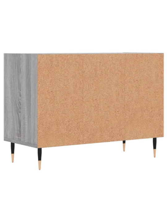 Tv skapītis, pelēka ozolkoka, 69,5x30x50 cm, inženierijas koks
