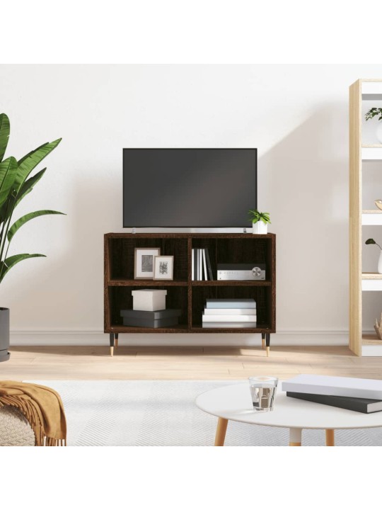 Tv skapītis, ozolkoka krāsa, 69,5x30x50 cm, inženierijas koks