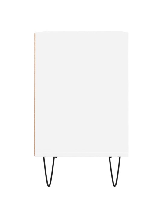 Tv plauktiņš, balts, 69,5x30x50 cm, inženierijas koks