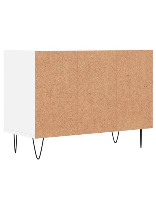 Tv plauktiņš, balts, 69,5x30x50 cm, inženierijas koks