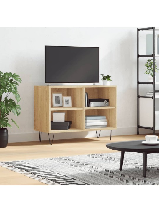 Tv skapītis, ozolkoka krāsa, 69,5x30x50 cm, inženierijas koks