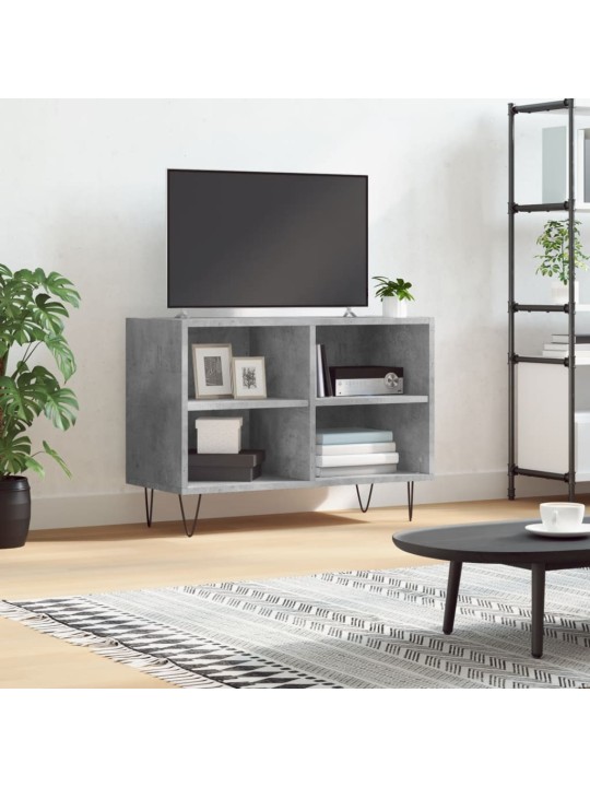 Tv skapītis, betona pelēks, 69,5x30x50 cm, inženierijas koks