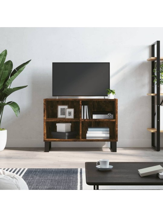 Tv skapītis, ozolkoka krāsa, 69,5x30x50 cm, inženierijas koks