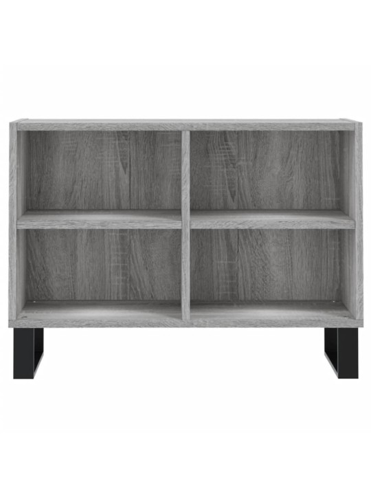 Tv skapītis, pelēka ozolkoka, 69,5x30x50 cm, inženierijas koks