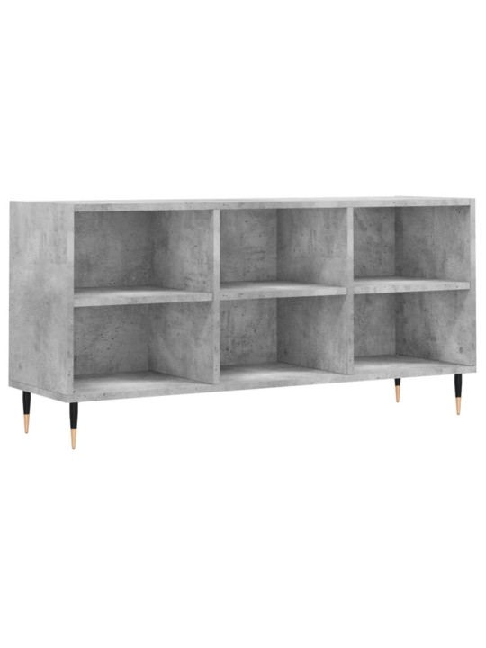 Tv skapītis, betona pelēks, 103,5x30x50 cm, inženierijas koks