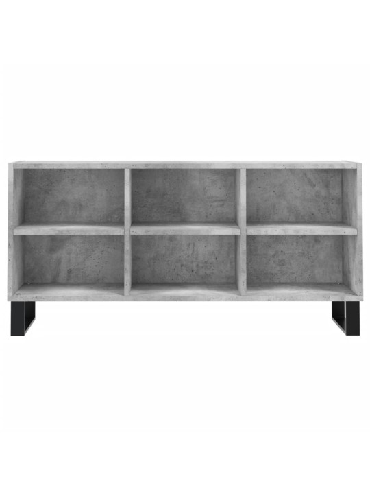 Tv skapītis, betona pelēks, 103,5x30x50 cm, inženierijas koks