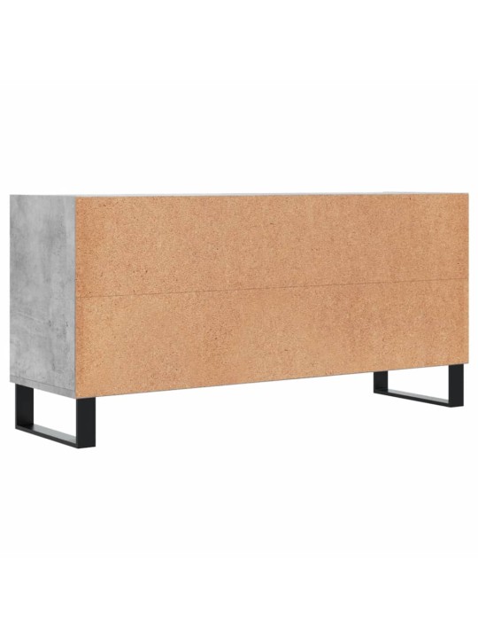 Tv skapītis, betona pelēks, 103,5x30x50 cm, inženierijas koks