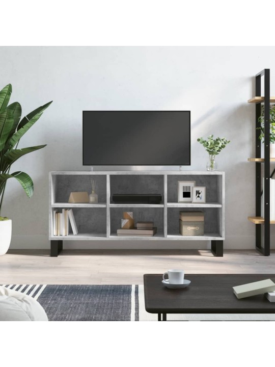 Tv skapītis, betona pelēks, 103,5x30x50 cm, inženierijas koks