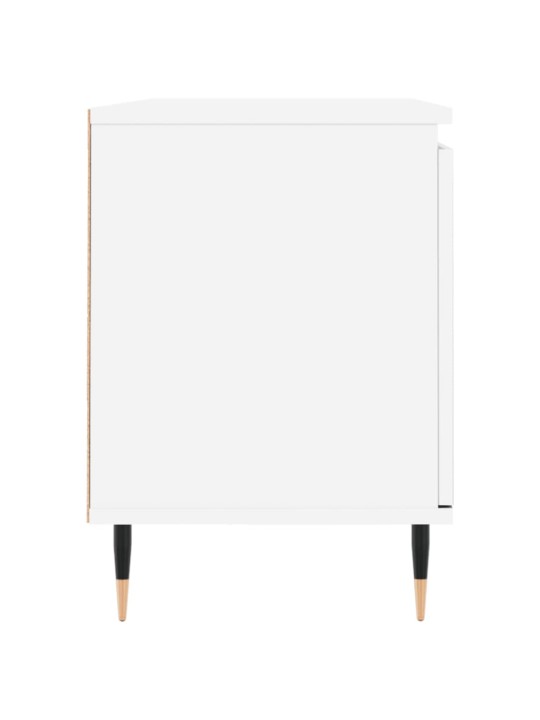 Tv skapītis, balts, 104x35x50 cm, inženierijas koks