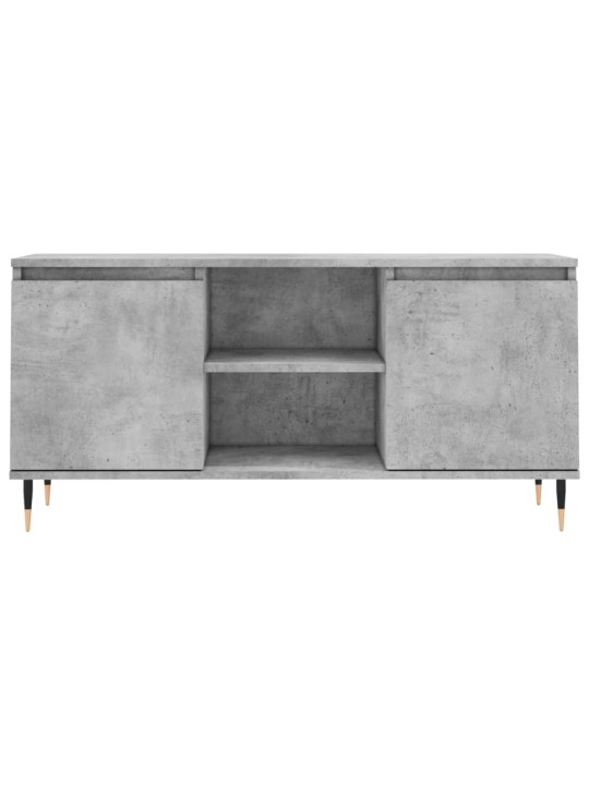 Tv skapītis, betona pelēks, 104x35x50 cm, inženierijas koks