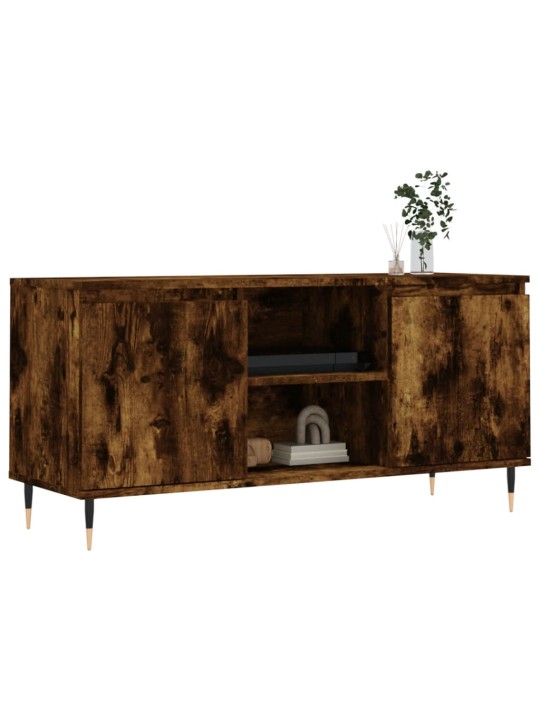 Tv skapītis, ozolkoka krāsa, 104x35x50 cm, inženierijas koks