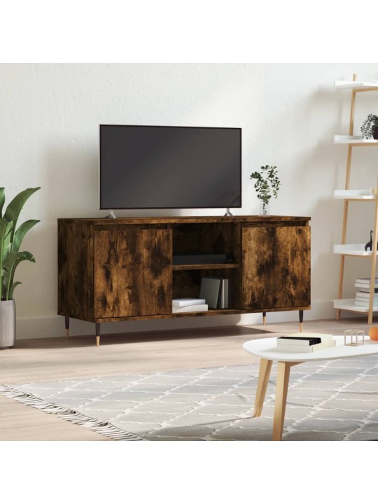 Tv skapītis, ozolkoka krāsa, 104x35x50 cm, inženierijas koks